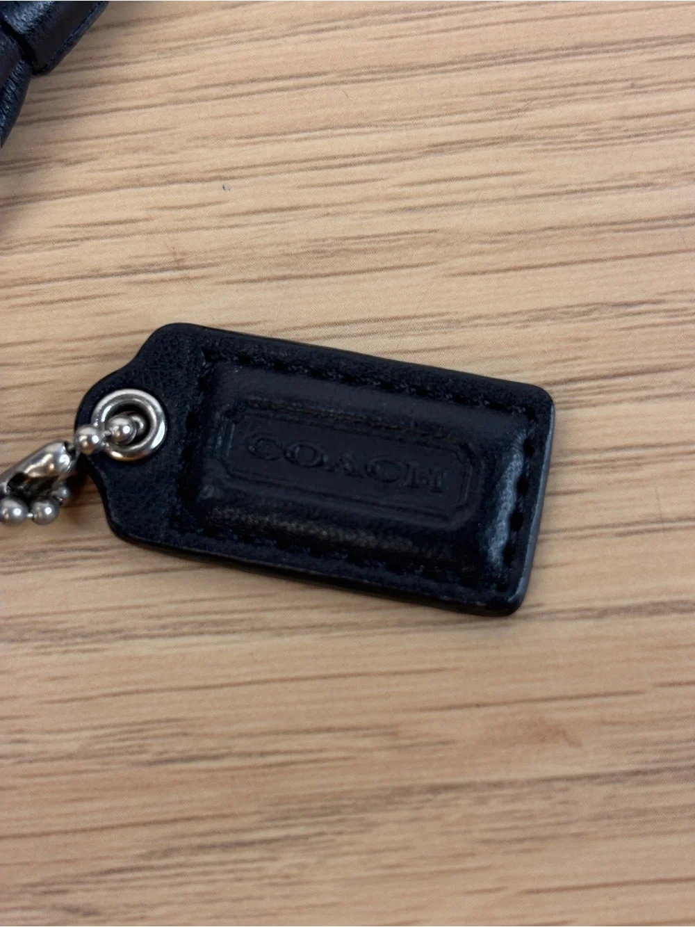 Y2K Coach Black Leather Wristlet‎ Clutch